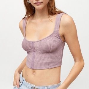 UO Estella Textured Corset Tank